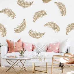 شابلون دیواری برگ کد 664