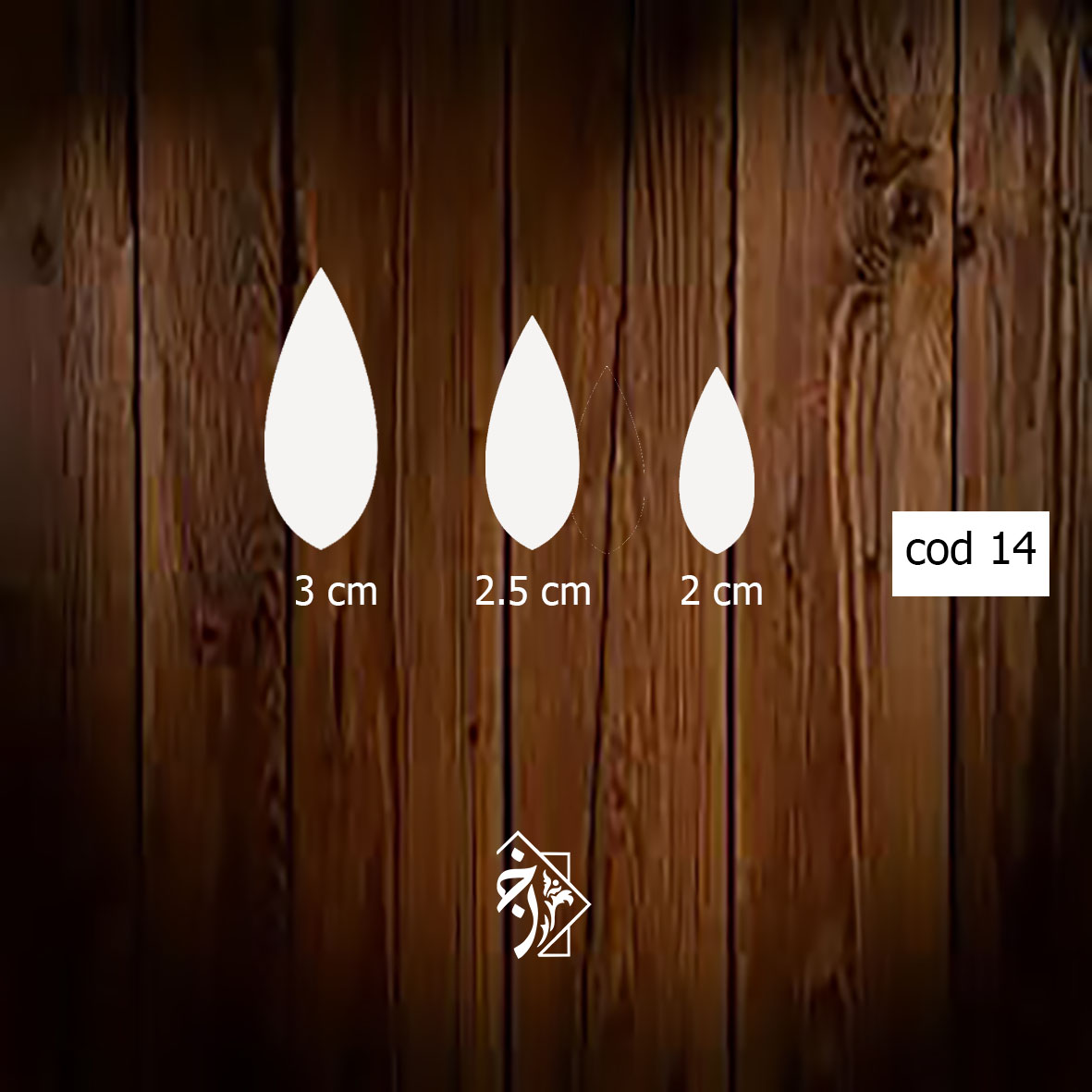 آینه اشک کشیده کد 14