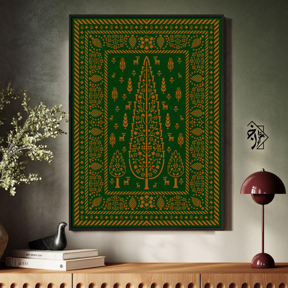 شابلون فرش سرو کد 1301