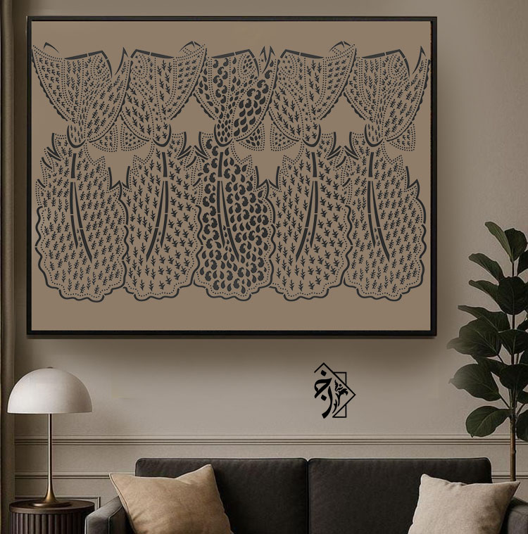 شابلون ماهی مدرن کد 1300