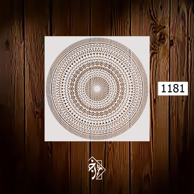 شابلون ماندالا کد 1181