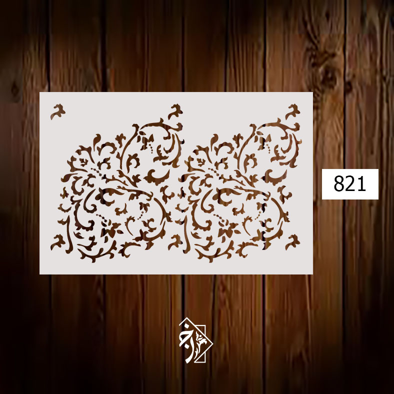شابلون دیواری کد 821