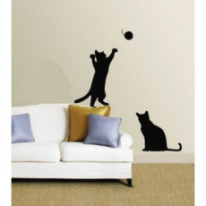 شابلون دیواری گربه کد 303 - Wall Stencil Cat Code 303