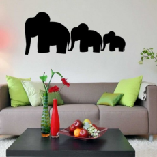 شابلون دیواری فیل کد 316 - Wall Stencil Elephant Code 316